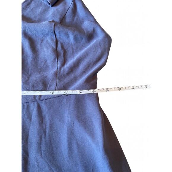 Lulus Wrap of Luxury Denim Blue Convertible High-Low Maxi Dress Size XL 0600S - Picture 10 of 16